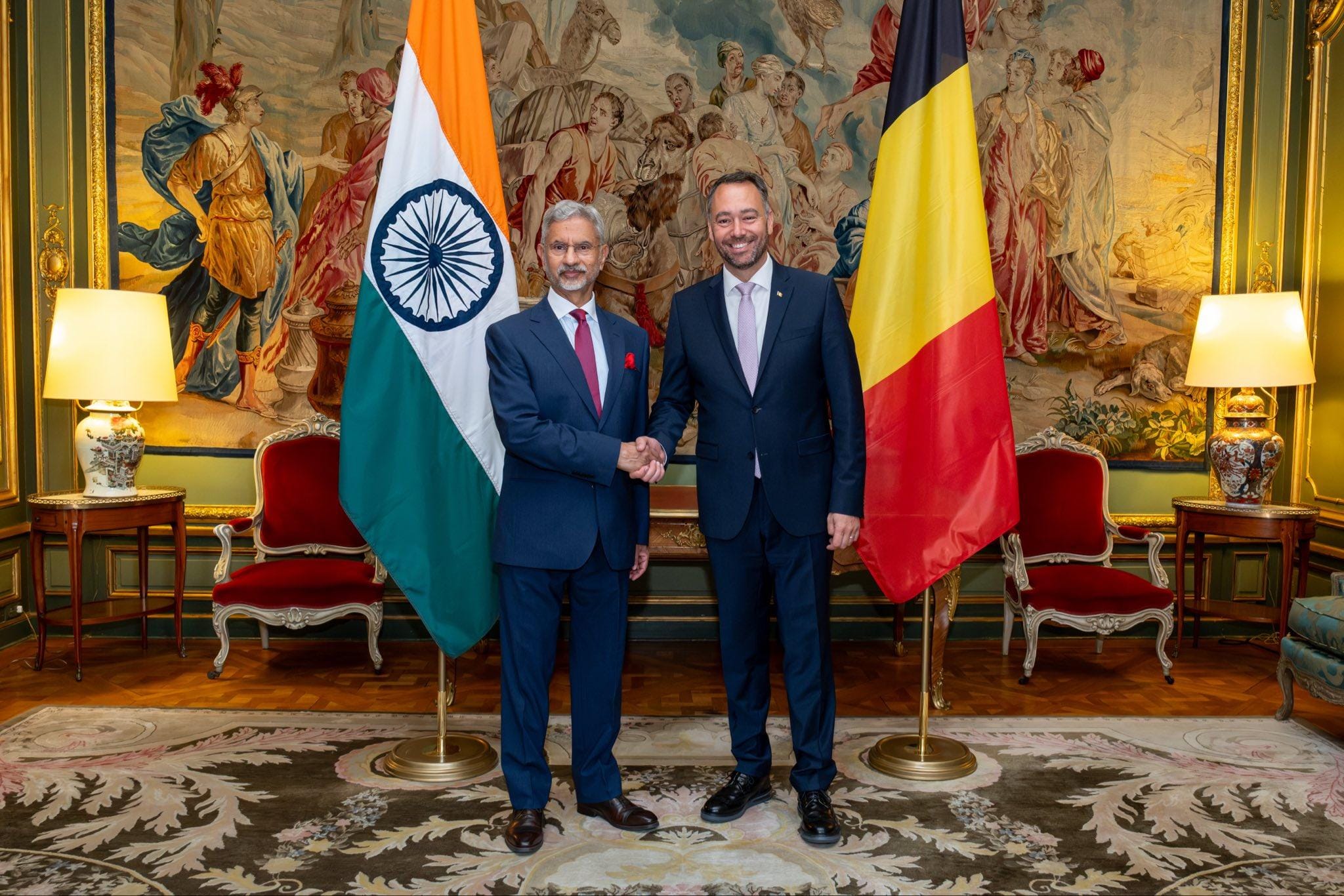 EAM Jaishankar, Belgium counterpart Maxime Prevot discuss bilateral ties, global developments 