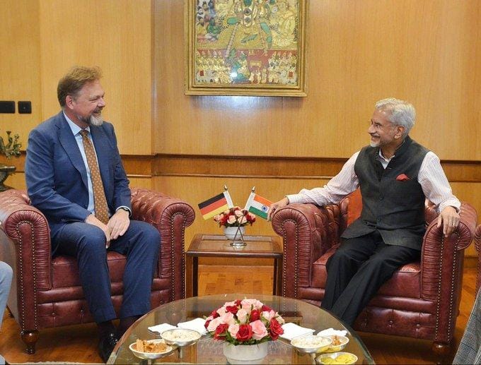 EAM Jaishankar meets German envoy Philipp Ackermann, lauds role in deepening strategic ties