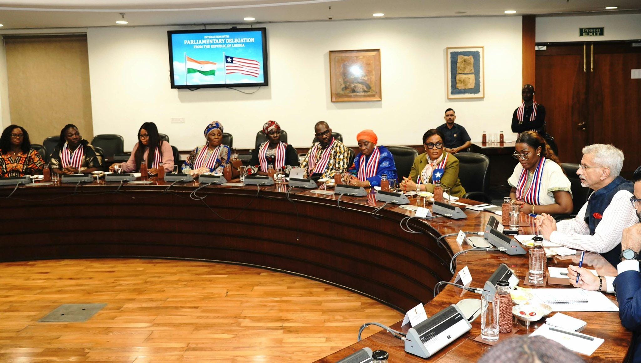EAM Jaishankar meets Liberian delegation, reaffirming deeper Global South partnership