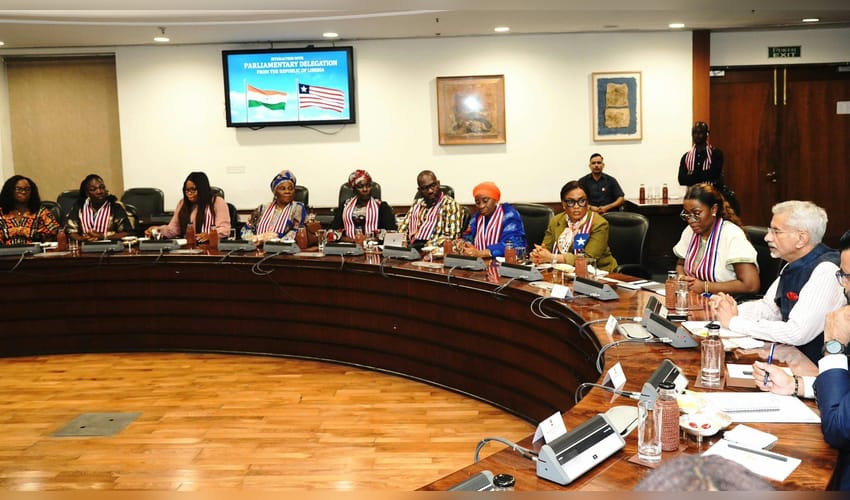 EAM Jaishankar meets Liberian delegation, reaffirming deeper Global South partnership