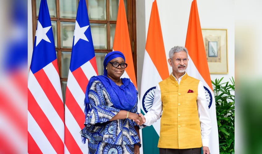 EAM Jaishankar meets Liberian FM, discusses safety and security of commercial shipping