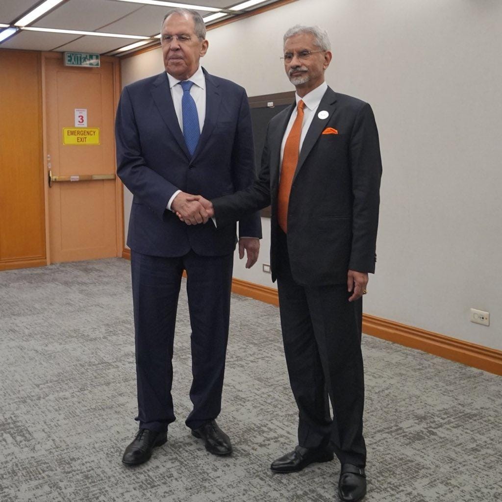 EAM Jaishankar meets Russian counterpart Lavrov, reiterates concerns about safety of Indian seafarers 