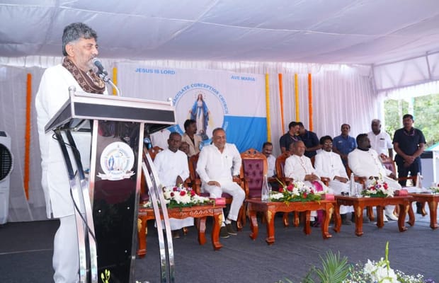 Equality, brotherhood should be part of our lives, says Karnataka CM Shivakumar at church event