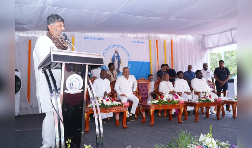 Equality, brotherhood should be part of our lives, says Karnataka CM Shivakumar at church event