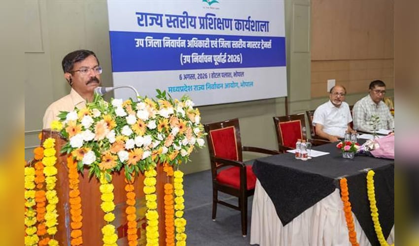 Even minor lapse can undermine trust: MP Election Commissioner to poll officials