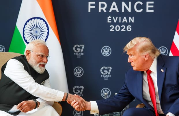 Evian: Modi and Trump hold bilateral talks