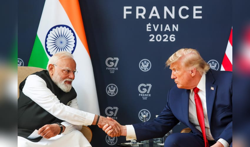 Evian: Modi and Trump hold bilateral talks