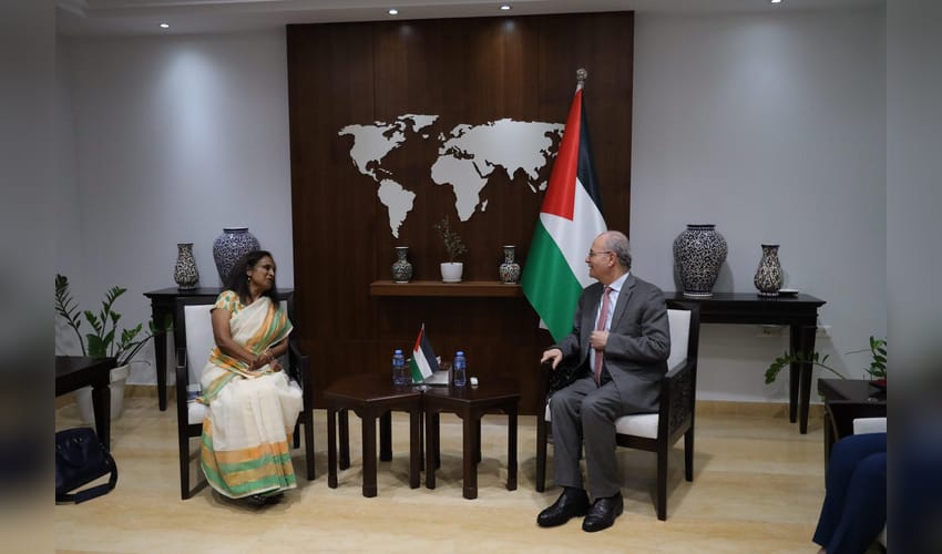 Expansion of India–Palestine development partnership, new initiatives discussed in Ramallah