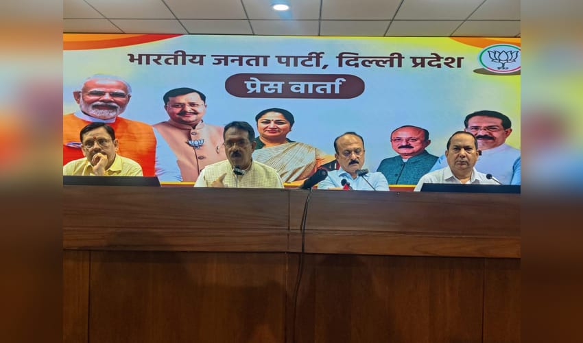 Failed oppn parties hijacking student movement: Delhi BJP chief Harsh Malhotra