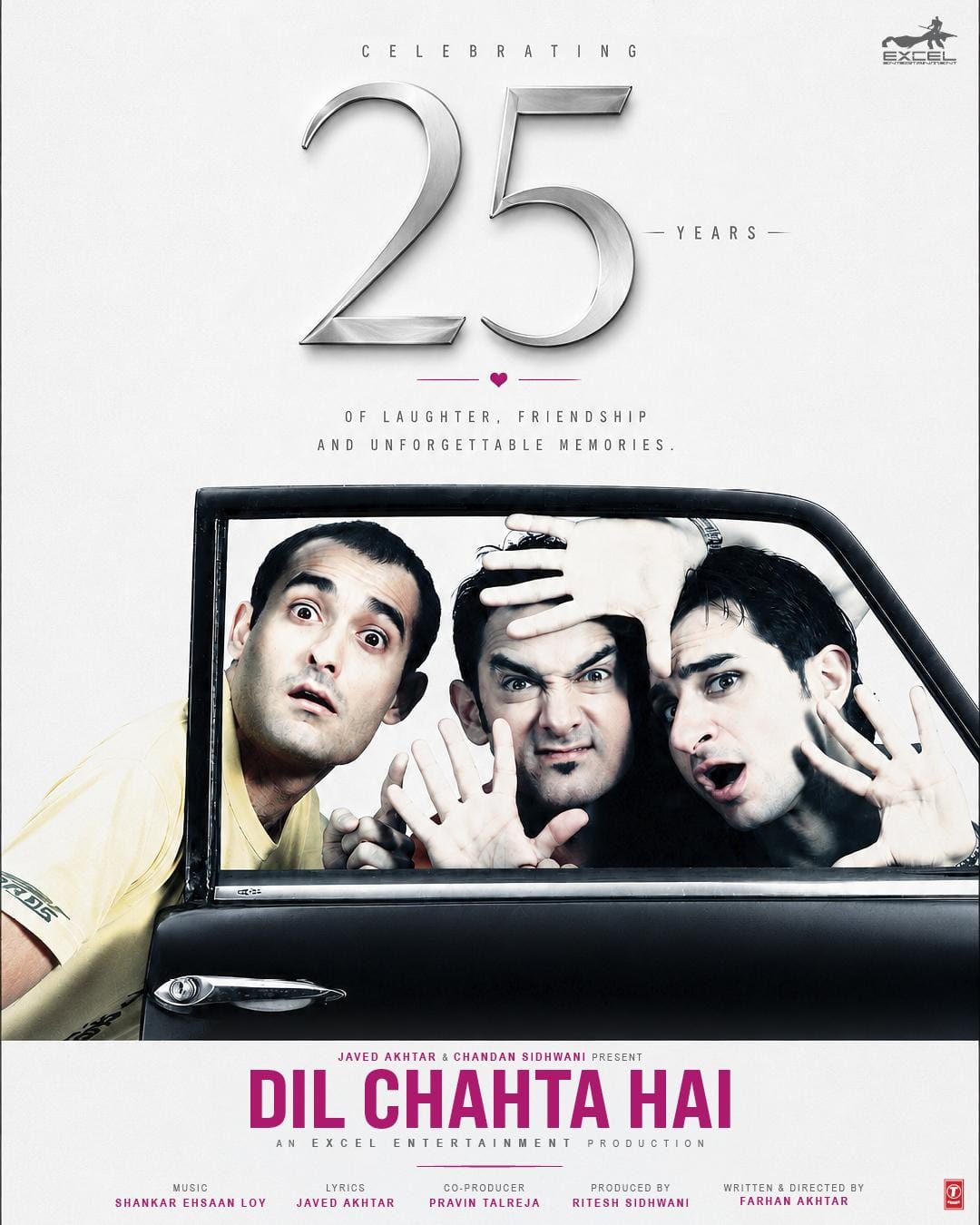 Farhan Akhtar on cult classic 'Dil Chahta Hai' completing 25 years: Akash, Sameer, Sid don't look like they've aged a day! (Photo : Farhan Akhtar/X)