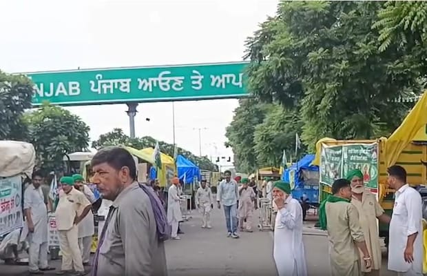 Farmers assemble for weeklong protest at Chandigarh’s entry point, demanding crop MSP