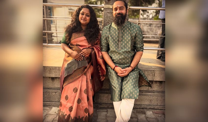 'Fauzi' music director Vishal Chandrasekhar tells wife: Thank you for being my constant through every season of change! (Photo Credit: Vishal Chandrasekhar/Instagram)