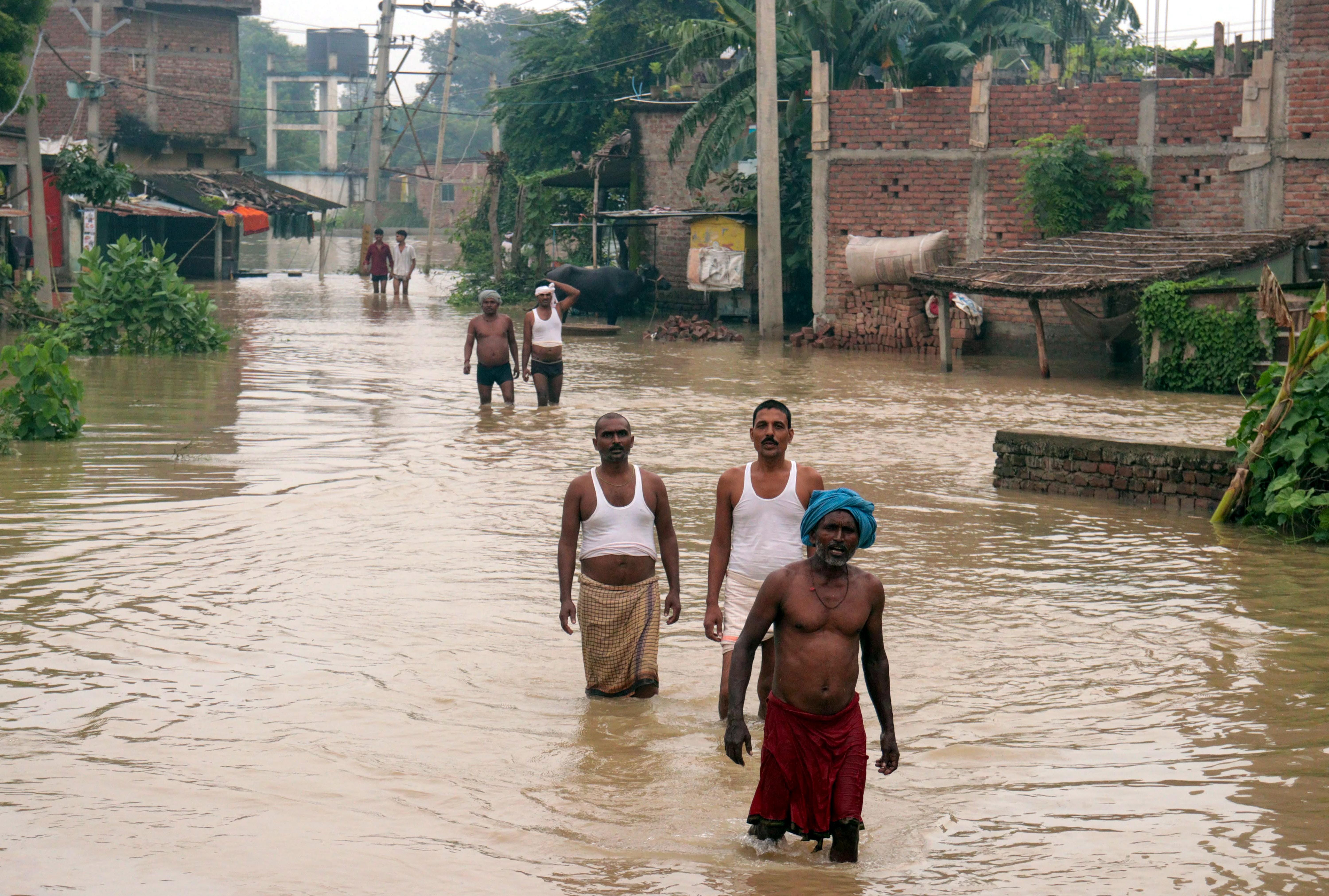 Flood Fury Along Ganga in Patna