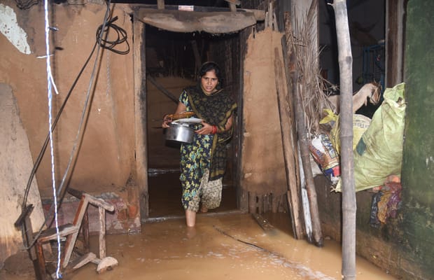Floodwaters Enter Homes in Jajpur
