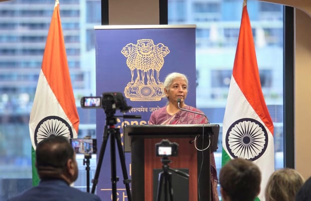 FM Sitharaman addresses vibrant Indian diaspora in US, meets top CEOs