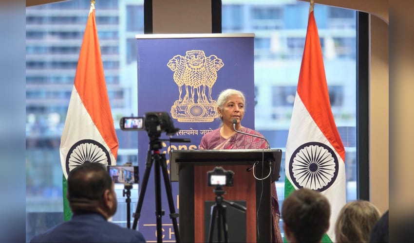 FM Sitharaman addresses vibrant Indian diaspora in US, meets top CEOs