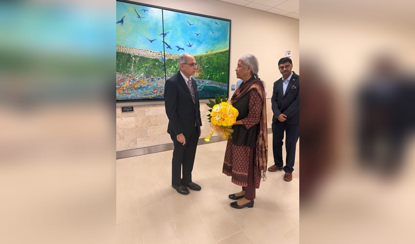 FM Sitharaman arrives for crucial G20 talks