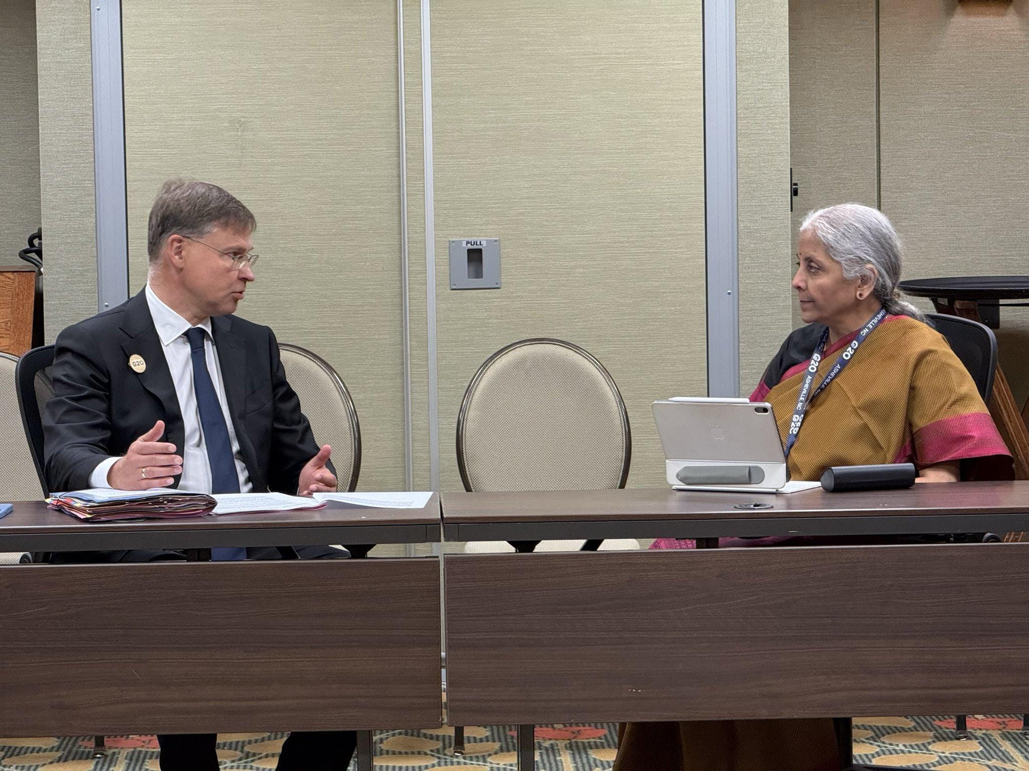 FM Sitharaman meets global finance leaders, discusses India’s evolving growth trajectory