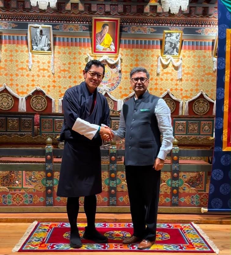 Foreign Secretary Misri calls on Bhutan King, shares progress in development cooperation  