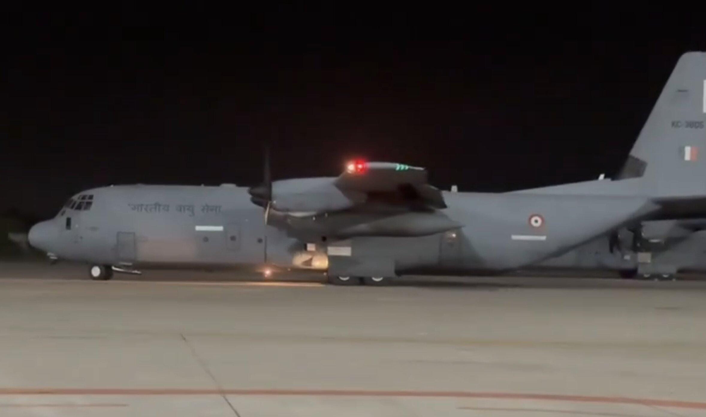 Fourth flight with additional assistance and rescue equipment departs to flood-hit Nepal from India