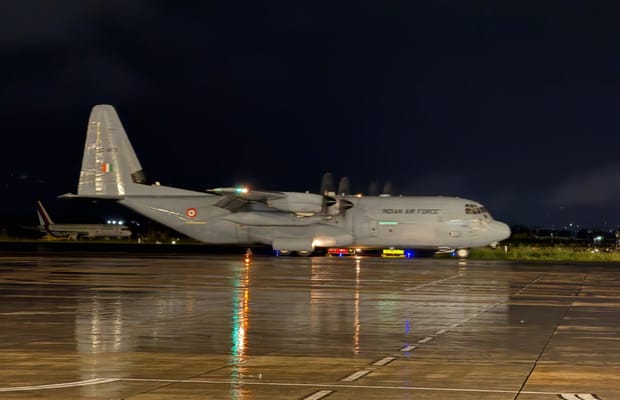 Fourth India flight touches down in Kathmandu with relief supplies, technical assistance