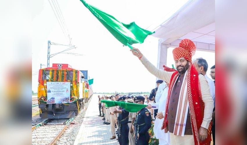 Freight train will usher economic momentum, says Haryana CM