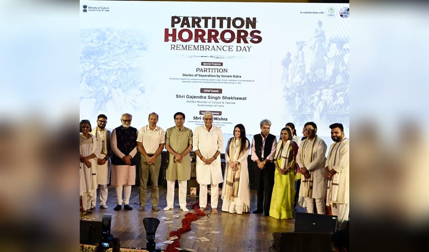 Gajendra Singh Shekhawat, Delhi Minister Kapil Mishra pay tribute to victims of Partition