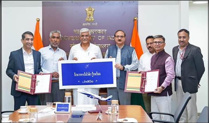 Govt signs MoU with IndiGo to showcase India as tourism destination