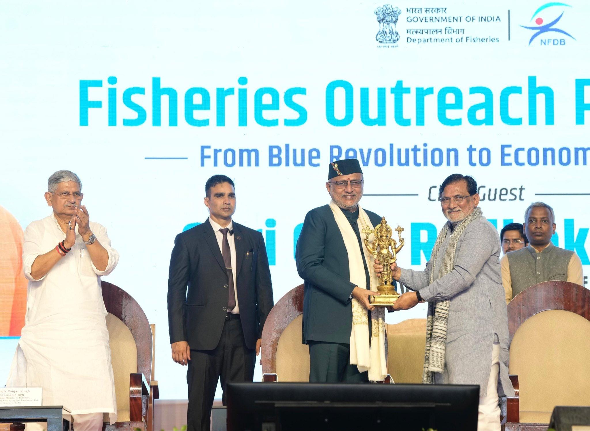 Growth of fisheries sector key to Viksit Bharat 2047, says V-P Radhakrishnan