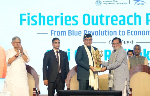 Growth of fisheries sector key to Viksit Bharat 2047, says V-P Radhakrishnan