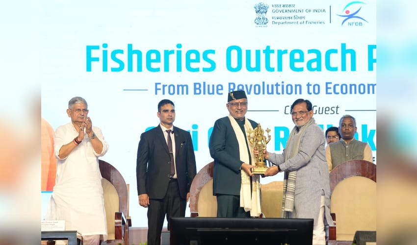 Growth of fisheries sector key to Viksit Bharat 2047, says V-P Radhakrishnan
