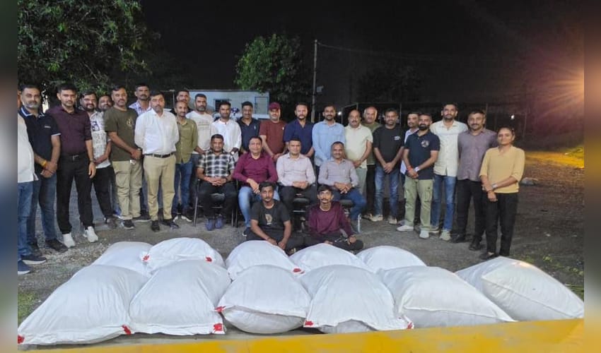 Gujarat: 204.9 kg ganja seized, two arrested (Photo: IANS)
