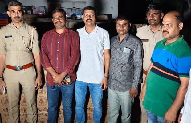 Gujarat: 7,164 liquor bottles valued at Rs 26.81 lakh seized (Photo: IANS)