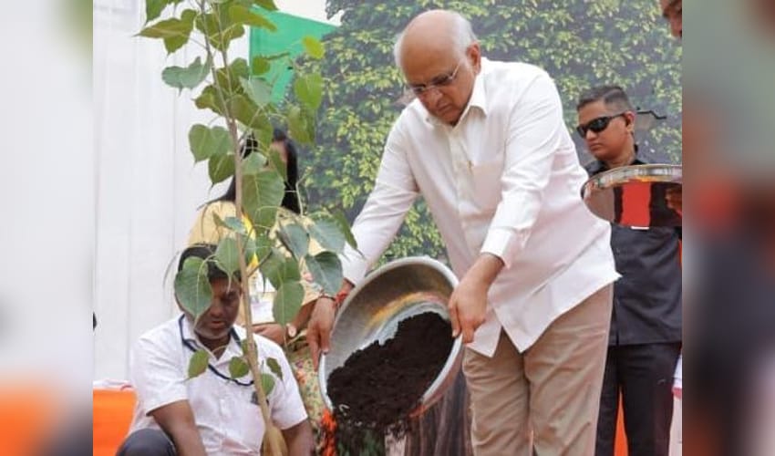 Gujarat: Amreli launches green drive, Oxygen Park ahead of I-Day (Photo: IANS)