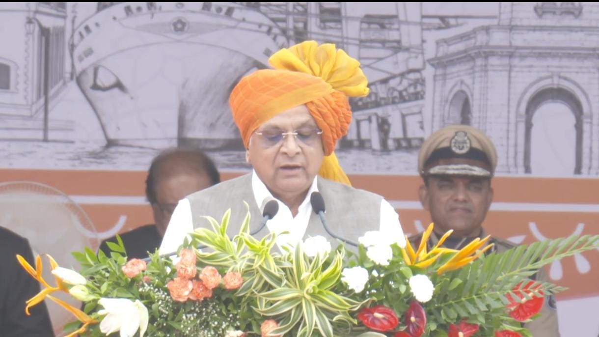 Gujarat CM announces free rural housing plots, Rs 3,428 crore road upgrade on I-Day