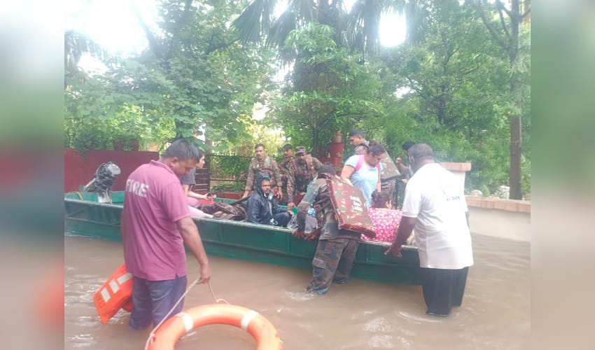 Gujarat: More than 8,900 food packets distributed, around 50 rescued in Ahmedabad (Photo: IANS)