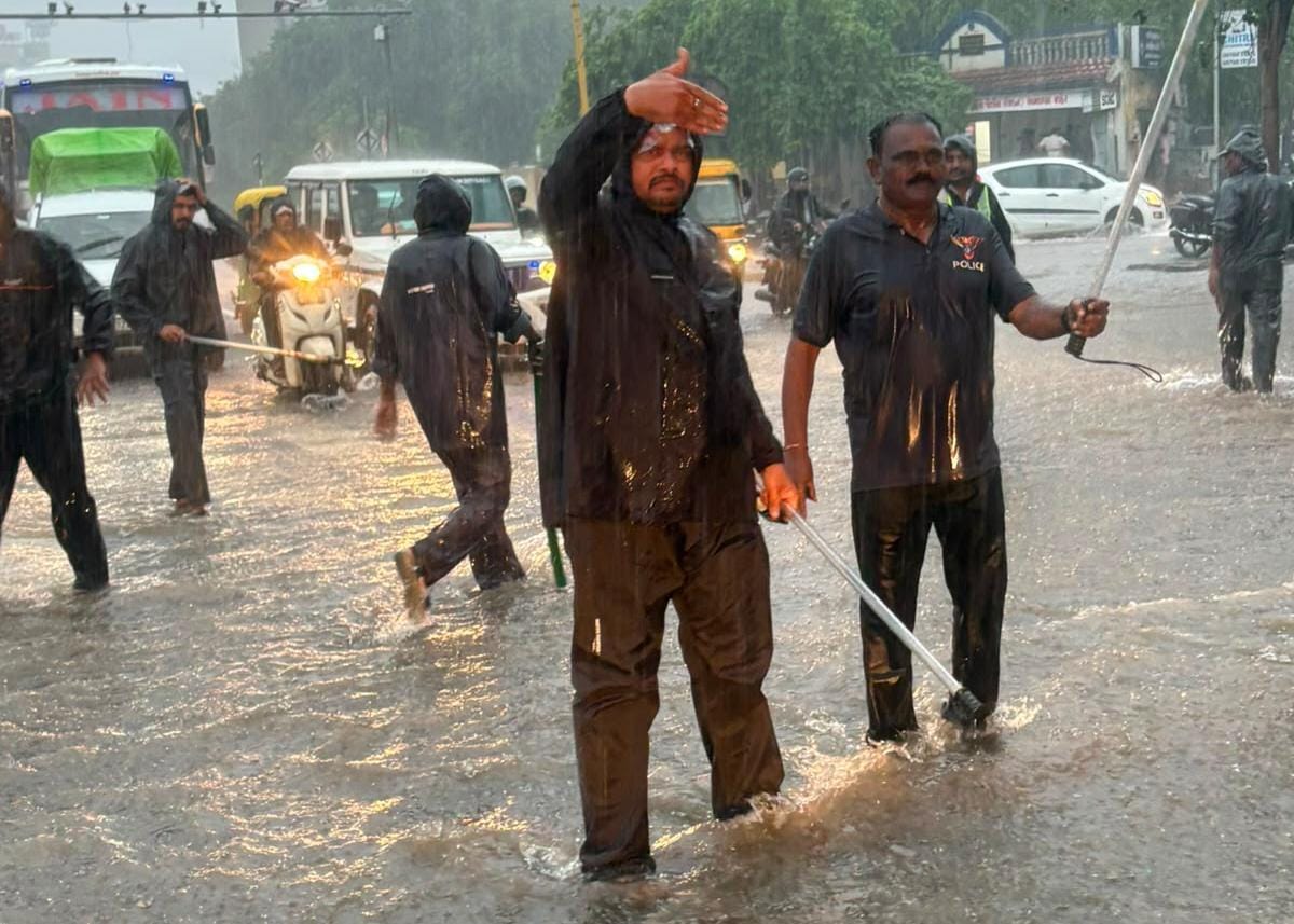 Gujarat: Power restoration targeted by tonight in most flood-hit Valsad (Photo: IANS)