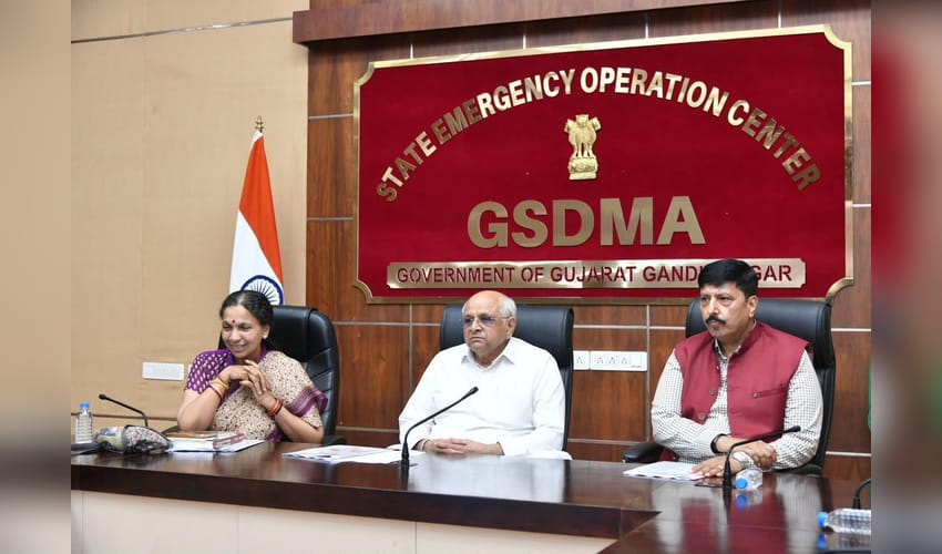 Gujarat rains: CM conducts late-night review; over 16,500 evacuated