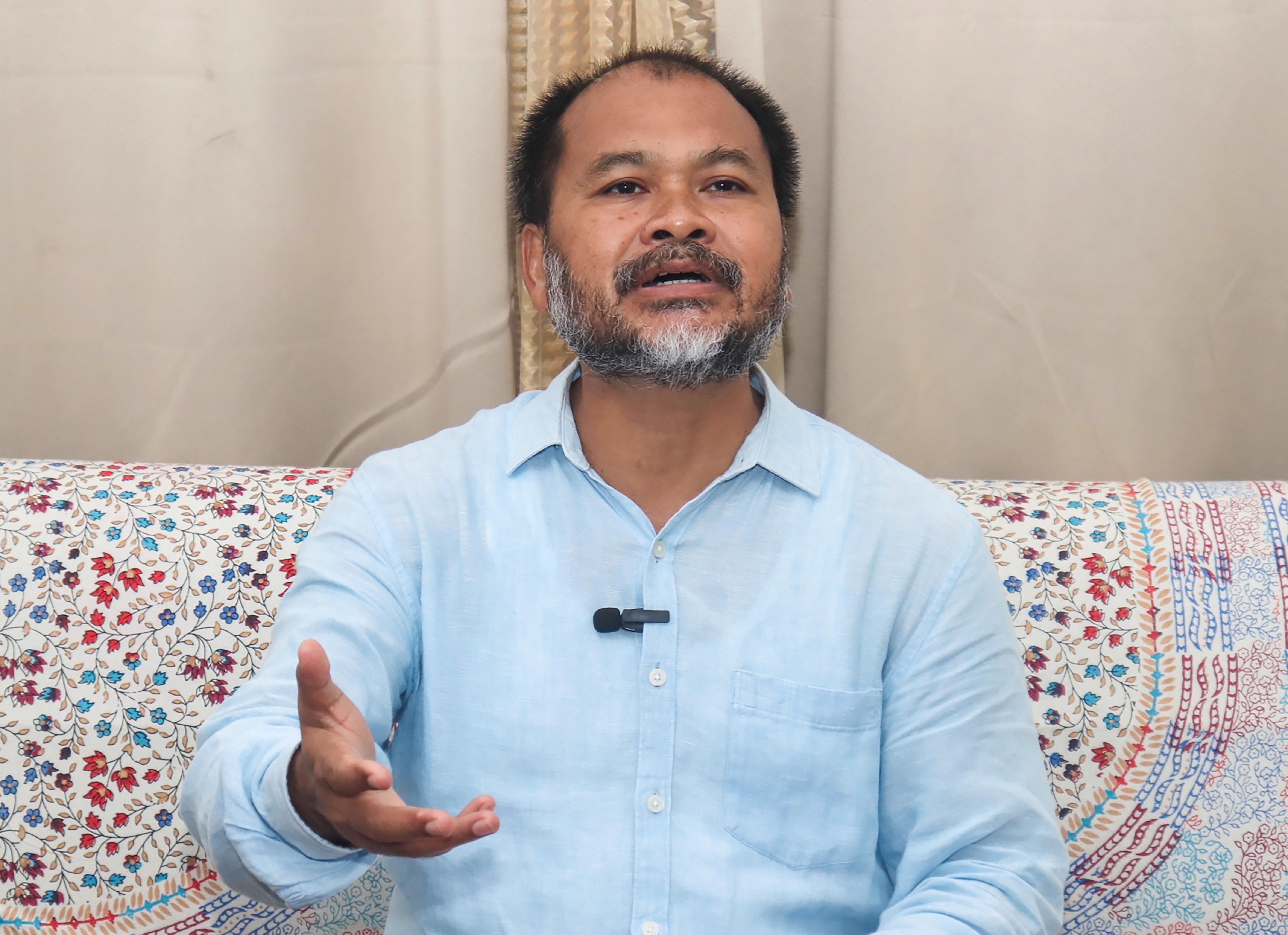 Guwahati: Akhil Gogoi addresses press conference on flood situation