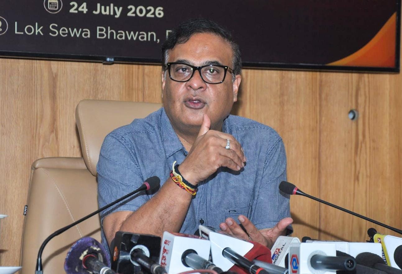 Guwahati: CM Sarma Addresses Press Meet