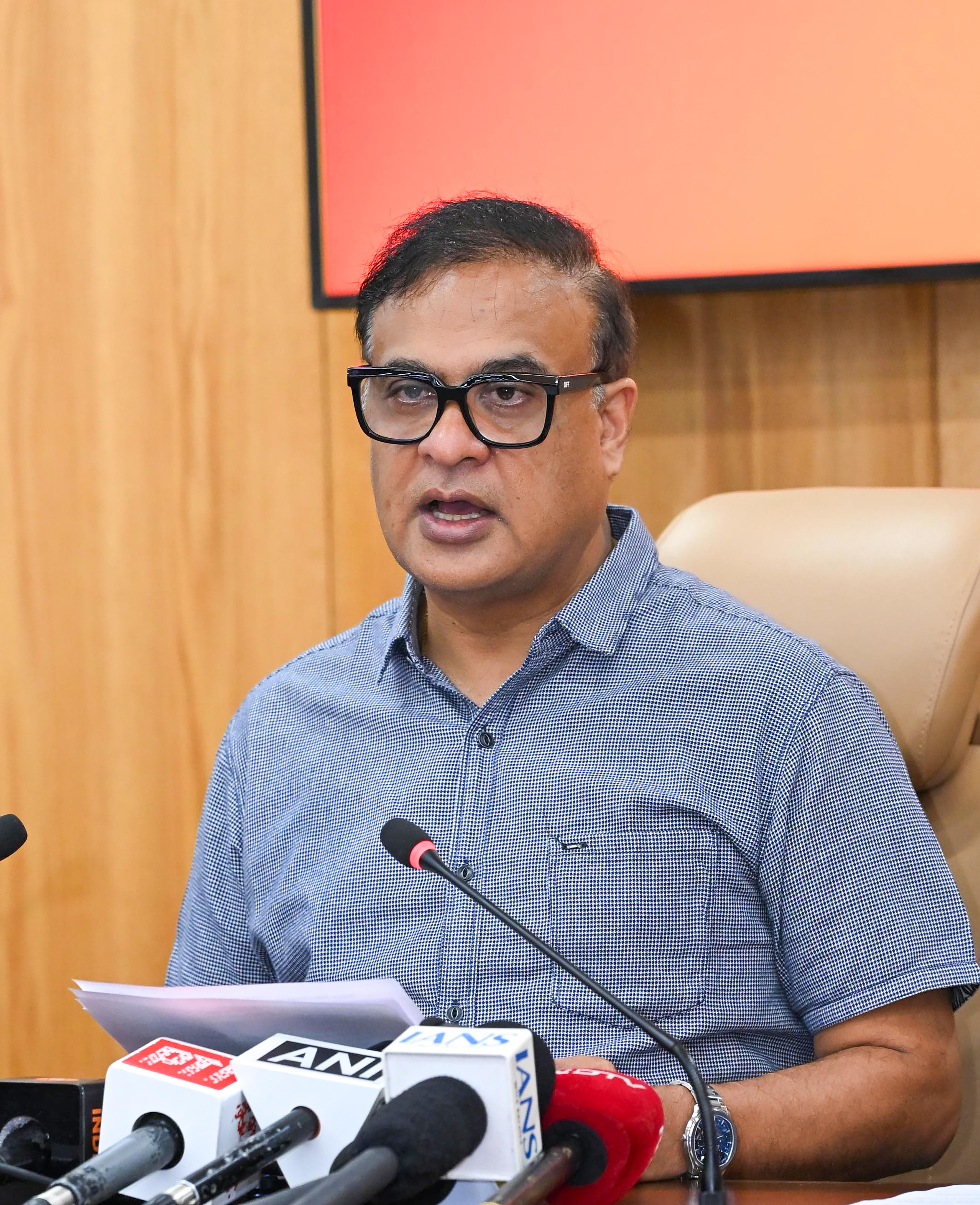 Guwahati: Himanta Biswa Sarma addresses press conference