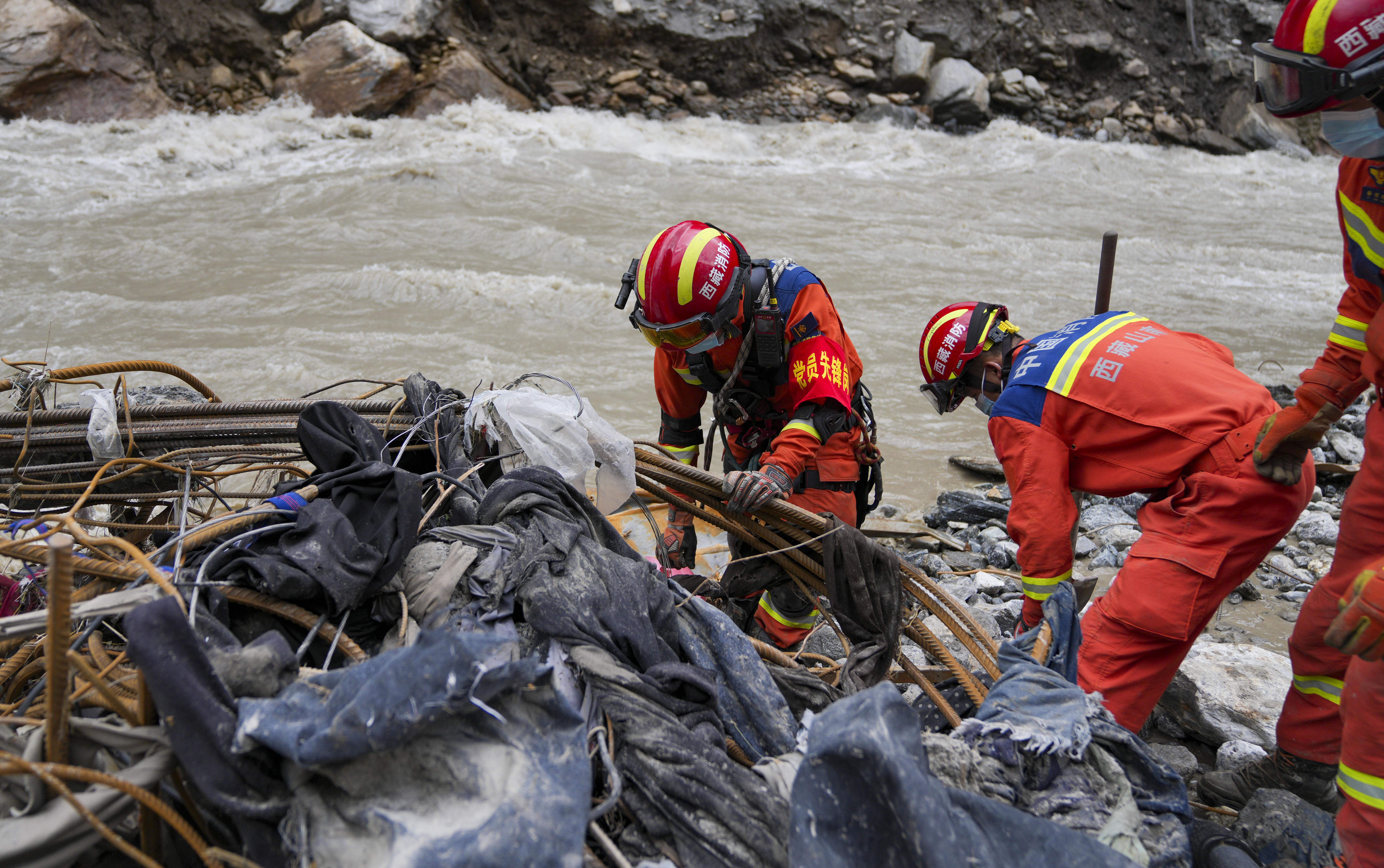 Gyirong: Aftermath of Mudslide in China