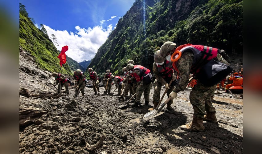 Gyirong: Search and Rescue Operations Continue in Mudslide-Hit Gyirong