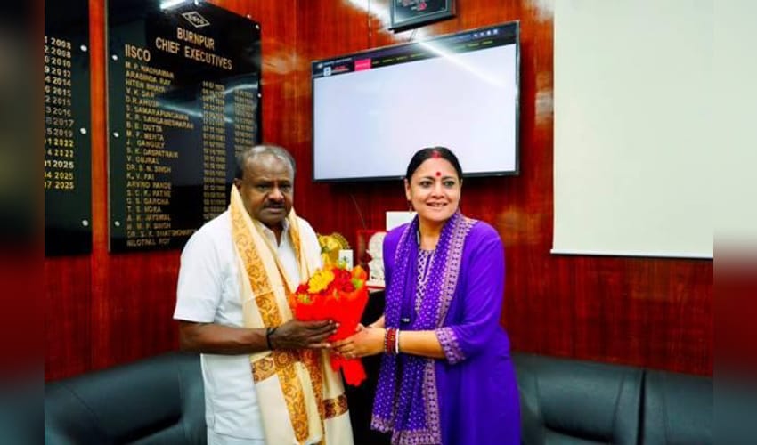 H.D. Kumaraswamy inaugurates new IISCO water reservoir to expand capacity of steel plant in Bengal's Burnpur
