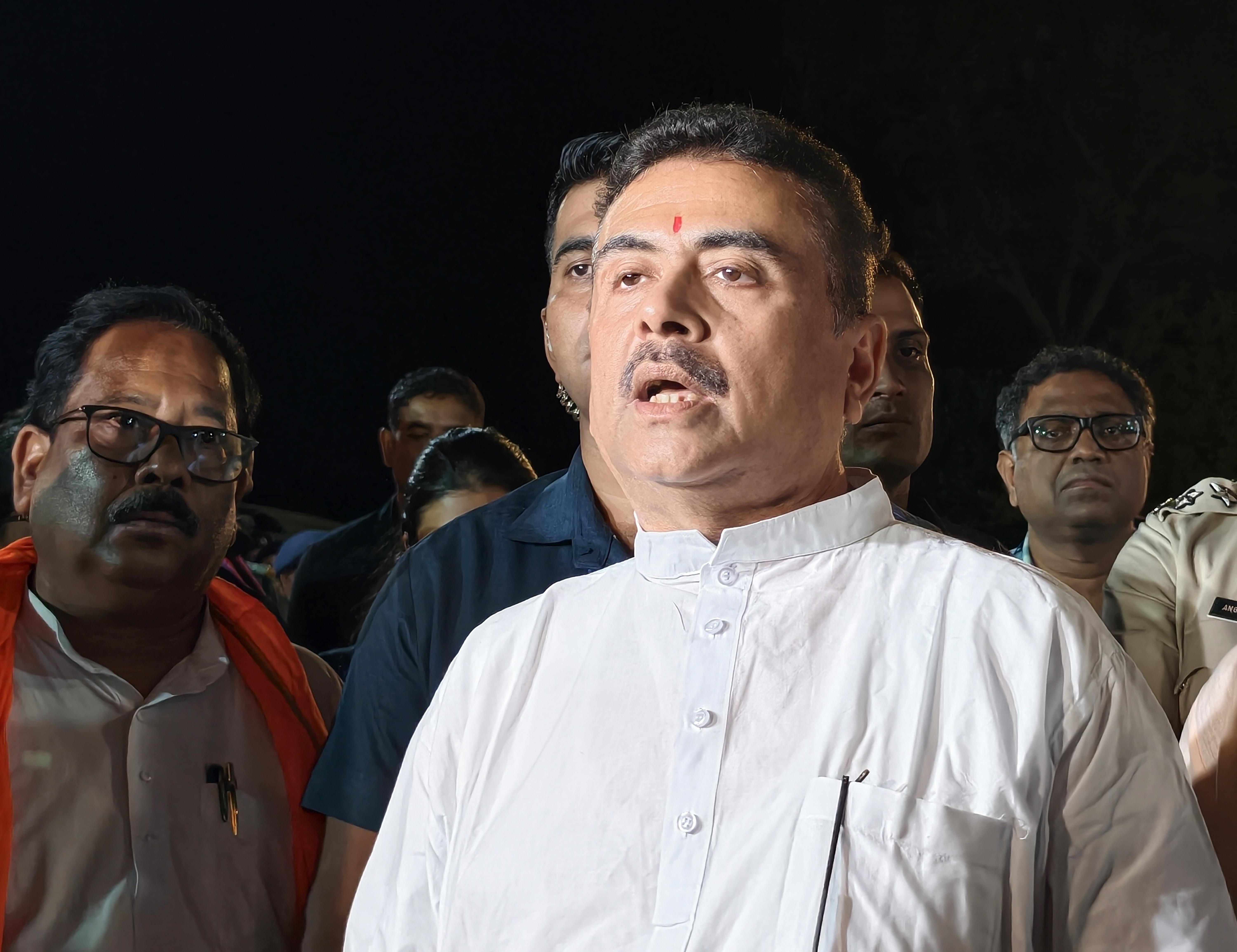 Haldia: CM Suvendu Adhikari addresses media