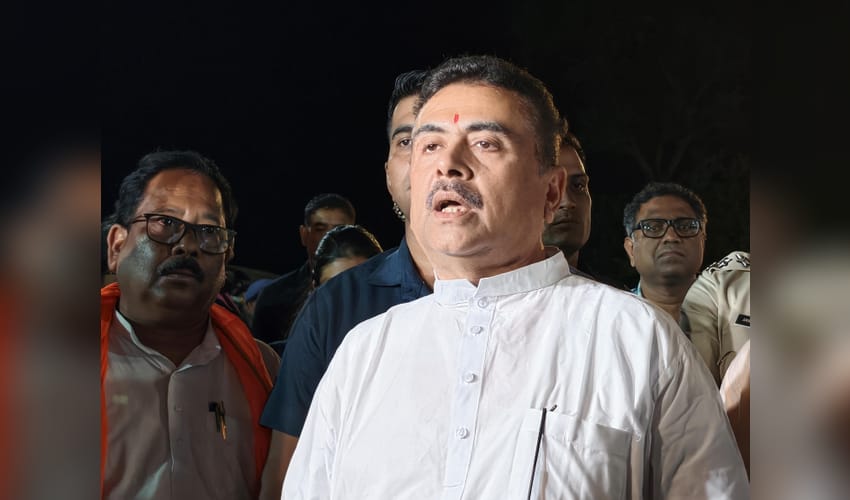 Haldia: CM Suvendu Adhikari addresses media