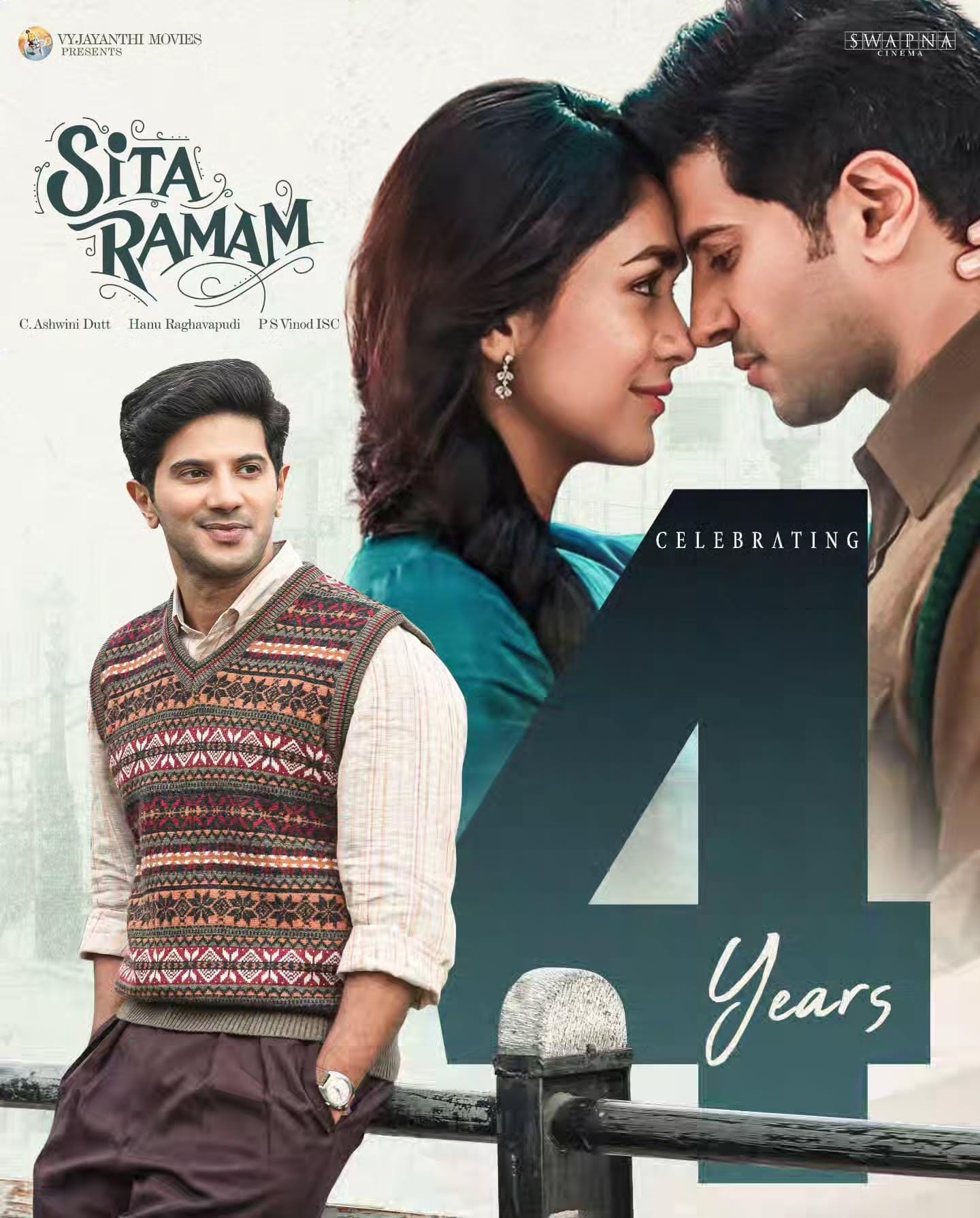 Hanu Raghavapudi pens note of gratitude as Dulquer Salmaan-starrer 'Sita Ramam' completes 4 years (Photo: Vyjayanthi Movies/Instagram)