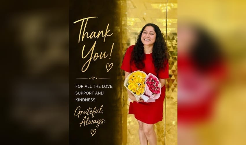 'Heart Beat' unit's warm welcome moves actress Anumol; says "My heart is full!" (Photo: Anumol/Instagram)