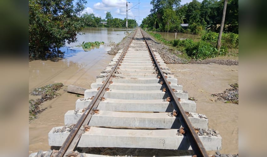 Heavy rain affects rail connectivity to Tripura, Mizoram, Manipur for week now; restoration underway on war footing