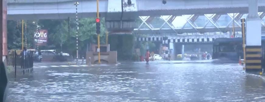 Heavy rain in Delhi-NCR triggers waterlogging, traffic chaos; flight disruptions for second day